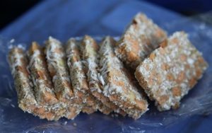 Bánh cáy- đặc sản Thái Bình được làm từ gạo
