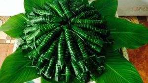 Trước đây bánh tẻ làng Chờ được dừng trong lễ tết, cưới hỏi