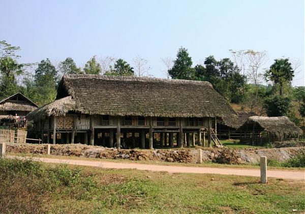 Ngôi nhà sàn của dân tộc tại huyện Chiêm Hóa