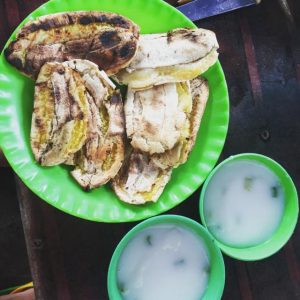 Món chuối đạp đặc sản Bến Tre