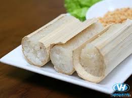 Cơm lam Đinh Hóa ăn mền, dẻo và thơm