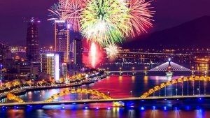 Bắn pháo hoa ở Đà Nẵng