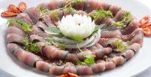 Đặc sản Kiên Giang, gỏi cá trích