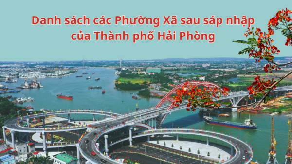 Danh sách các phường xã sau sáp nhập của thành phố Hải Phòng