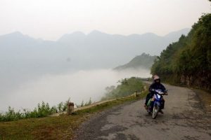 Mây phủ trên con dốc tuyệt đẹp