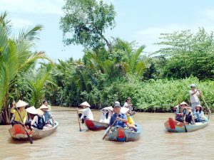 Mênh mông sông nước ở cù lao Thới Sơn