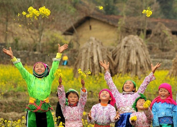 Hà Giang là nơi sinh sống củ yếu của đồng bào người Mông
