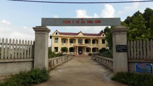 Trạm y tế xã ở Hiệp Hòa