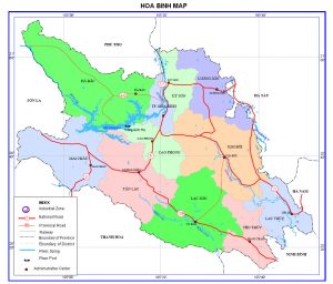Bản đồ tỉnh Hòa Bình