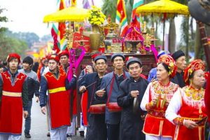 Lễ hội chùa Dâu rước tứ pháp