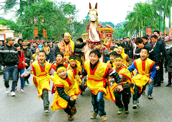 Lễ rước ở hội Lim