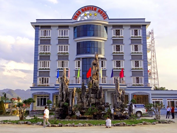 Khách sạn Thảo Nguyên có hướng đẹp, nhìn được khung cảnh đẹp của cao nguyên Mộc Châu