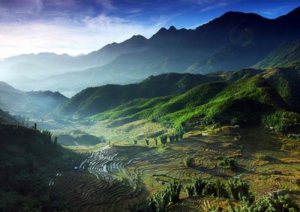Mênh mông mọt màu xanh ở Pú Đao
