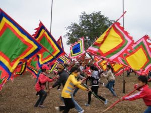 Một phần của lễ hội đền Từ Hả