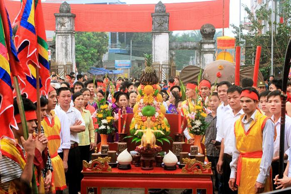 Một lễ hội tại đình Đào Xá