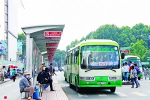 Xe Buýt ở Sài Gòn có số lượng chuyến lớn