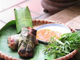 Món nem nướng đặc sản huyện Việt Yên