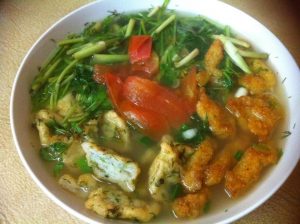 Phỏ cá lóc đặc sản Cần Thơ