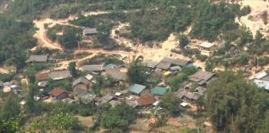 Một bản làng ở huyện Phong Thổ