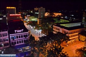 Thành phố Cao bằng về đêm