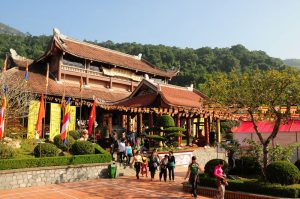 Ngôi chính điện thiền viện trúc lâm Yên Tử