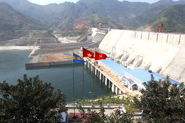 Đập thủy điện Lai Châu là công trình trọng điểm quốc gia góp phần lớn trong phát triển kinh tế, xã hội