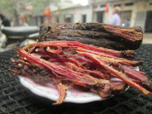 Thịt trâu gác bếp Hà Giang